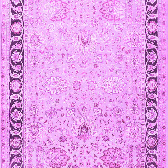 Machine Washable Persian Purple Traditional Area Rugs, wshtr3295pur