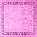 Square Persian Pink Traditional Rug, tr3295pnk