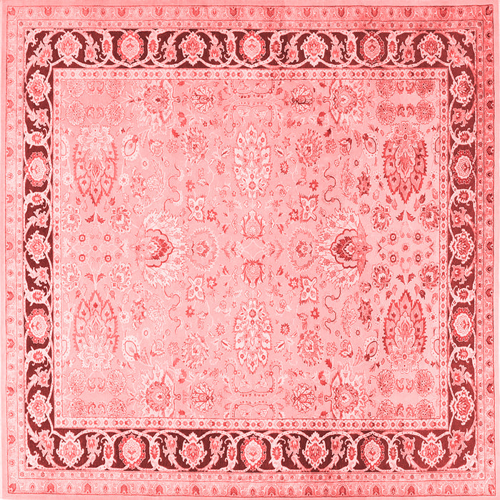 Machine Washable Persian Red Traditional Rug, wshtr3295red