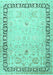 Persian Turquoise Traditional Rug, tr3295turq