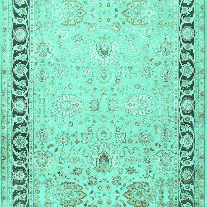 Persian Turquoise Traditional Rug, tr3295turq