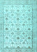 Persian Light Blue Traditional Rug, tr3296lblu