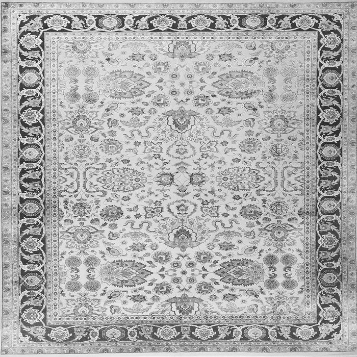 Serging Thickness of Persian Gray Traditional Rug, tr3297gry