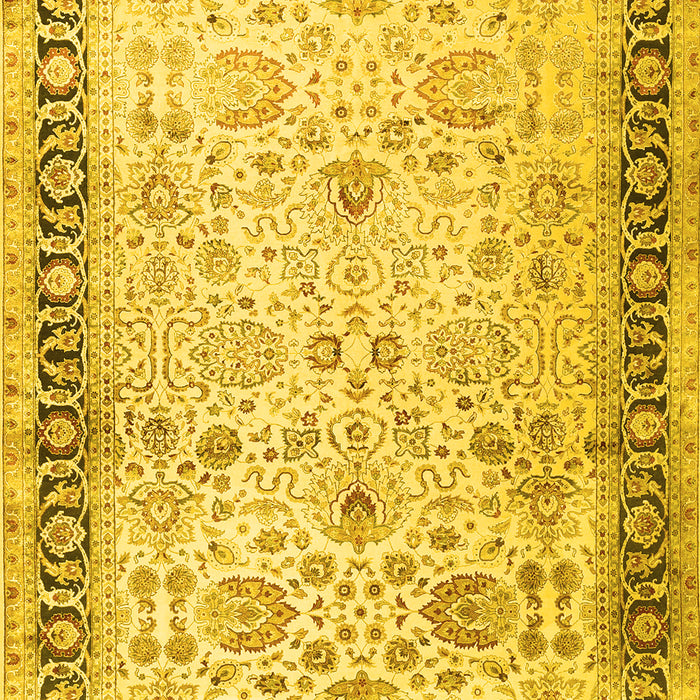 Persian Yellow Traditional Rug, tr3297yw