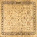 Square Persian Brown Traditional Rug, tr3297brn