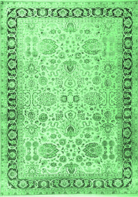 Persian Emerald Green Traditional Rug, tr3297emgrn