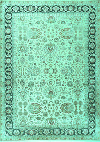 Persian Turquoise Traditional Rug, tr3297turq