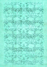 Persian Turquoise Traditional Rug, tr3298turq