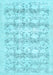 Machine Washable Persian Light Blue Traditional Rug, wshtr3298lblu