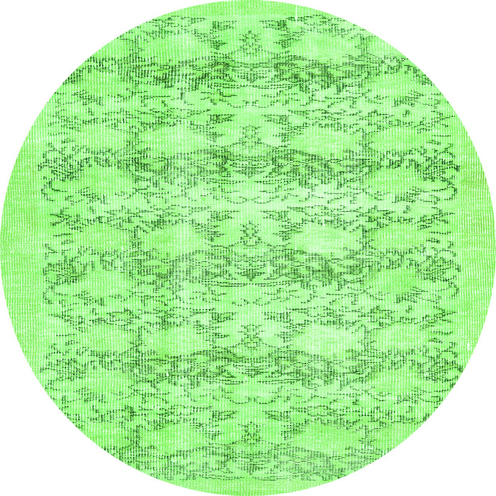 Machine Washable Persian Green Traditional Area Rugs, wshtr3298grn