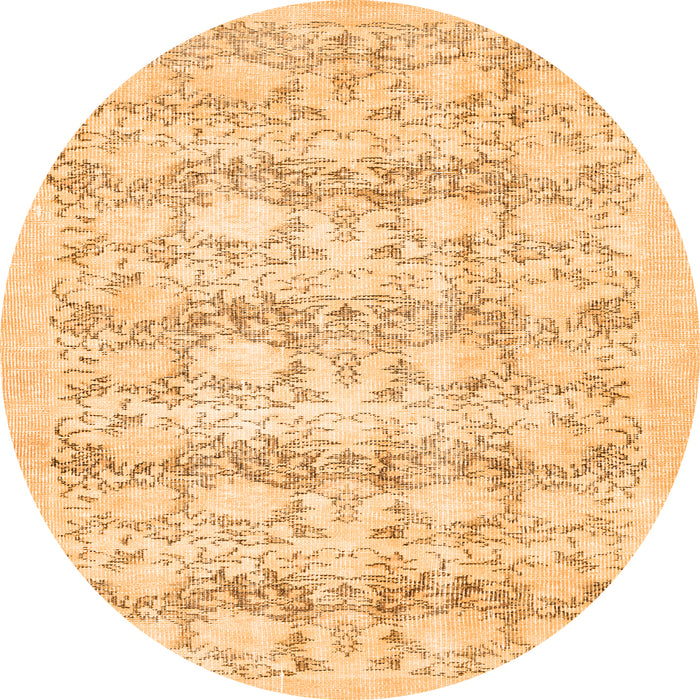 Machine Washable Persian Orange Traditional Area Rugs, wshtr3298org