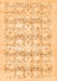 Persian Orange Traditional Rug, tr3298org