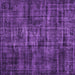 Square Persian Purple Bohemian Rug, tr3299pur