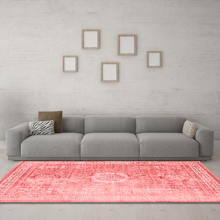 Traditional Red Washable Rugs