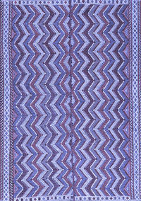 Southwestern Blue Country Rug, tr32blu