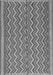 Southwestern Gray Country Rug, tr32gry