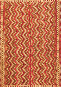 Southwestern Orange Country Rug, tr32org