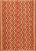 Southwestern Orange Country Rug, tr32org