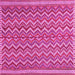 Square Southwestern Pink Country Rug, tr32pnk