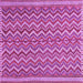 Square Southwestern Purple Country Rug, tr32pur