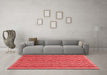 Country Red Washable Rugs