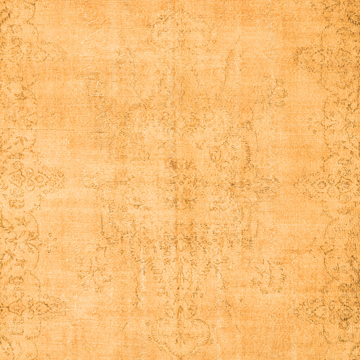 Serging Thickness of Machine Washable Persian Orange Traditional Area Rugs, wshtr3300org