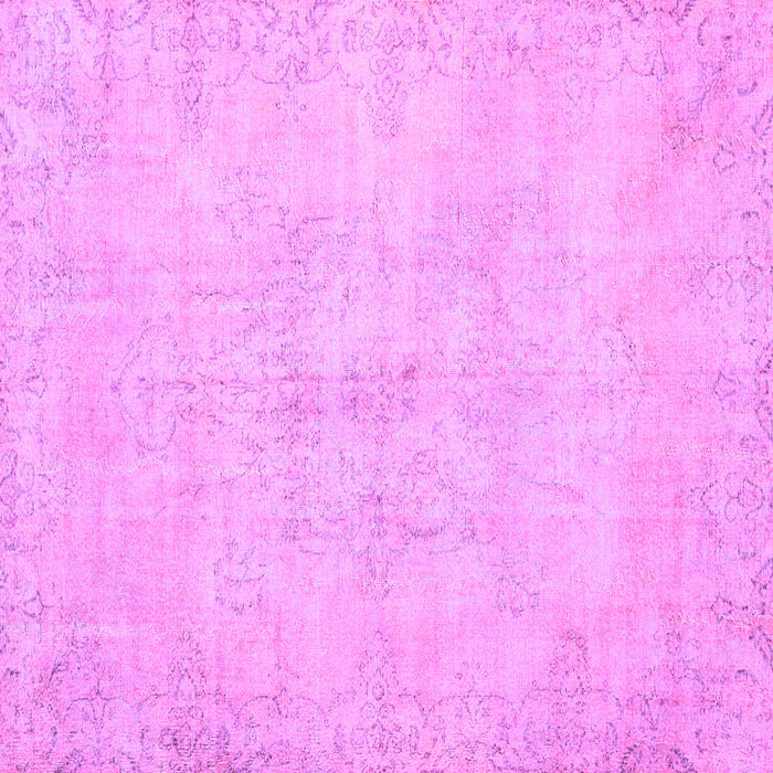 Square Persian Purple Traditional Rug, tr3300pur