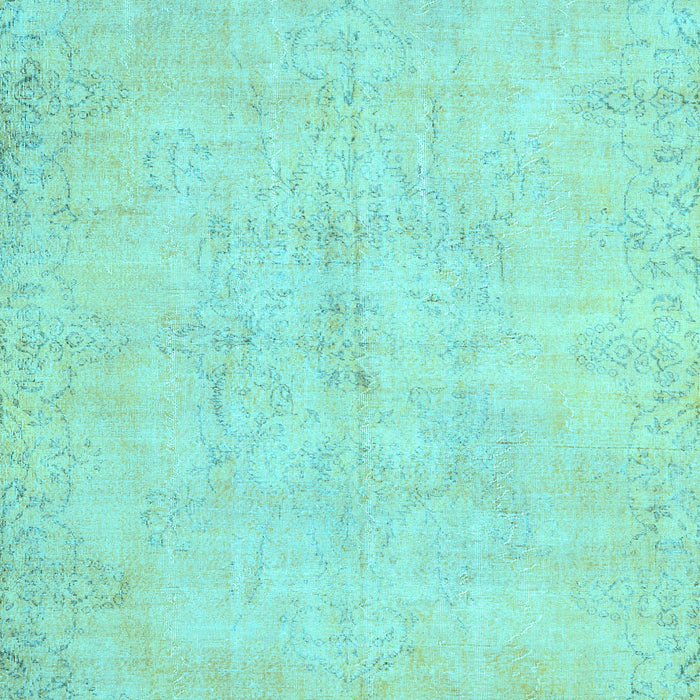 Machine Washable Persian Light Blue Traditional Rug, wshtr3300lblu