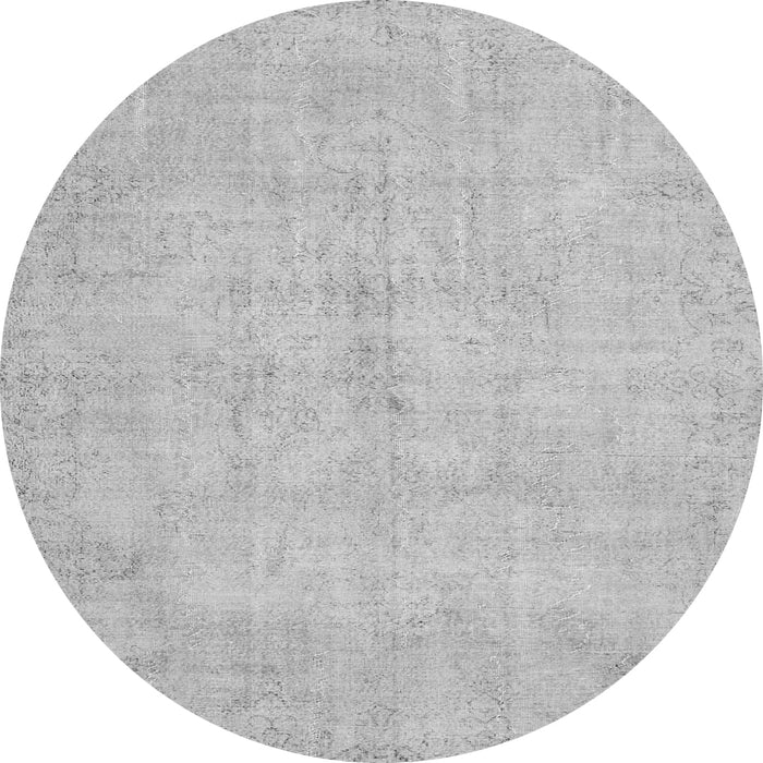 Square Persian Gray Traditional Rug, tr3300gry