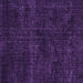 Square Machine Washable Persian Purple Bohemian Area Rugs, wshtr3301pur