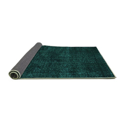 Sideview of Persian Turquoise Bohemian Rug, tr3301turq