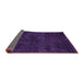 Sideview of Persian Purple Bohemian Rug, tr3301pur