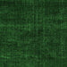 Round Machine Washable Persian Green Bohemian Area Rugs, wshtr3301grn