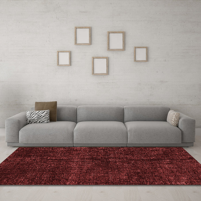 Bohemian Red Washable Rugs