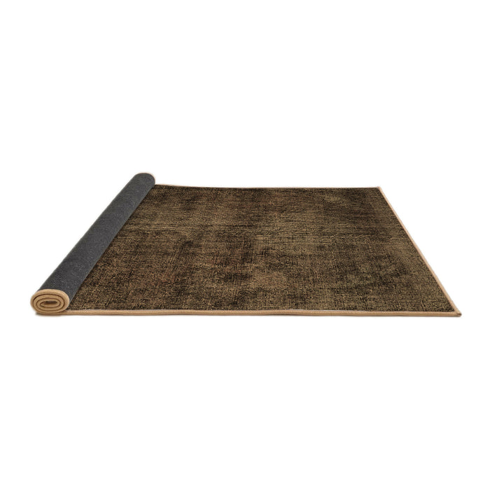 Sideview of Persian Brown Traditional Rug, tr3302brn