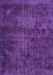 Machine Washable Persian Purple Traditional Area Rugs, wshtr3302pur