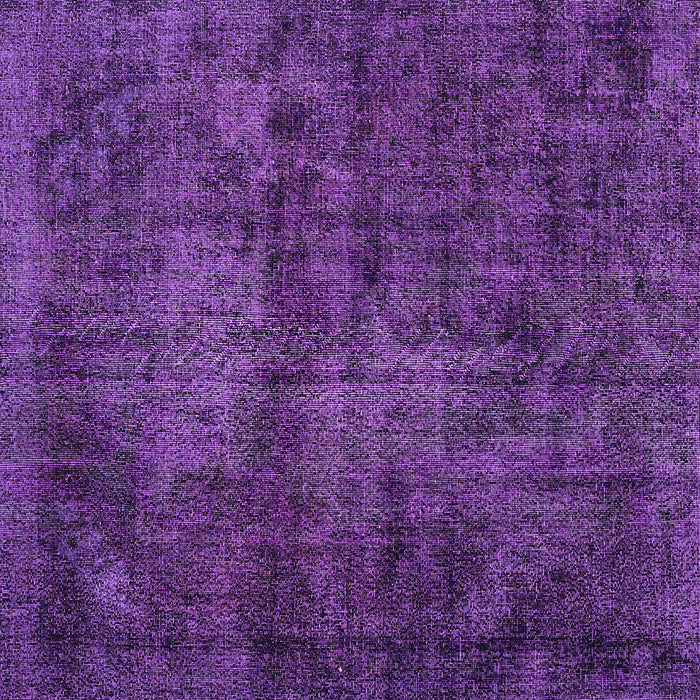 Square Machine Washable Persian Purple Traditional Area Rugs, wshtr3302pur