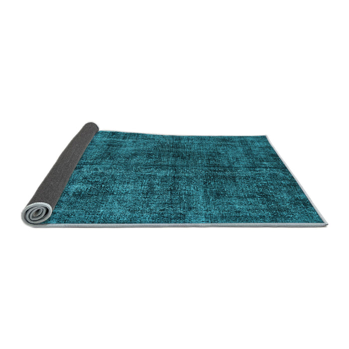 Sideview of Persian Light Blue Traditional Rug, tr3303lblu