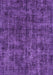 Machine Washable Persian Purple Traditional Area Rugs, wshtr3303pur