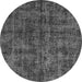 Machine Washable Persian Gray Traditional Rug, wshtr3303gry