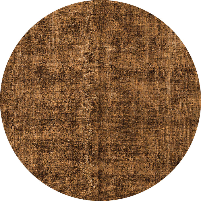 Square Persian Orange Traditional Rug, tr3303org