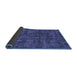 Sideview of Persian Blue Traditional Rug, tr3303blu