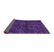 Sideview of Persian Purple Bohemian Rug, tr3304pur