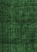 Machine Washable Persian Emerald Green Bohemian Area Rugs, wshtr3304emgrn