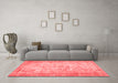 Bohemian Red Washable Rugs