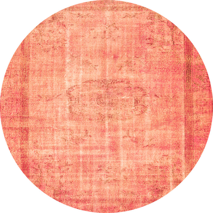 Machine Washable Persian Orange Bohemian Area Rugs, wshtr3305org