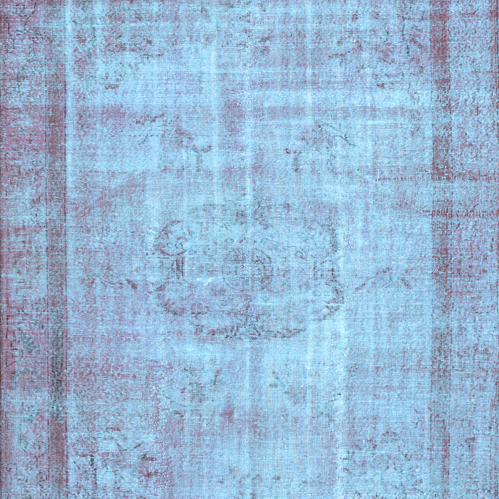 Machine Washable Persian Light Blue Bohemian Rug, wshtr3305lblu