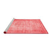 Bohemian Red Washable Rugs