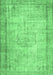 Machine Washable Persian Emerald Green Bohemian Area Rugs, wshtr3305emgrn