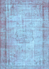 Persian Light Blue Bohemian Rug, tr3305lblu